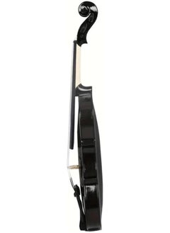 Megarya Megarya 4/4 Black Glossy Violin Made By Indian Solid Wood Perfect Choice for Violin Beginners Complete Set With Case, Bow and Rosin  - Image 4