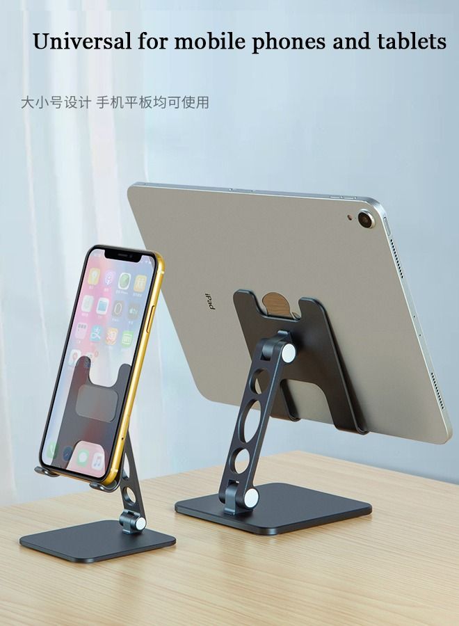 NIBEMINENT 1-Piece Desktop Phone Holder Tablet Computer Shelf Mobile and Foldable  - Image 1