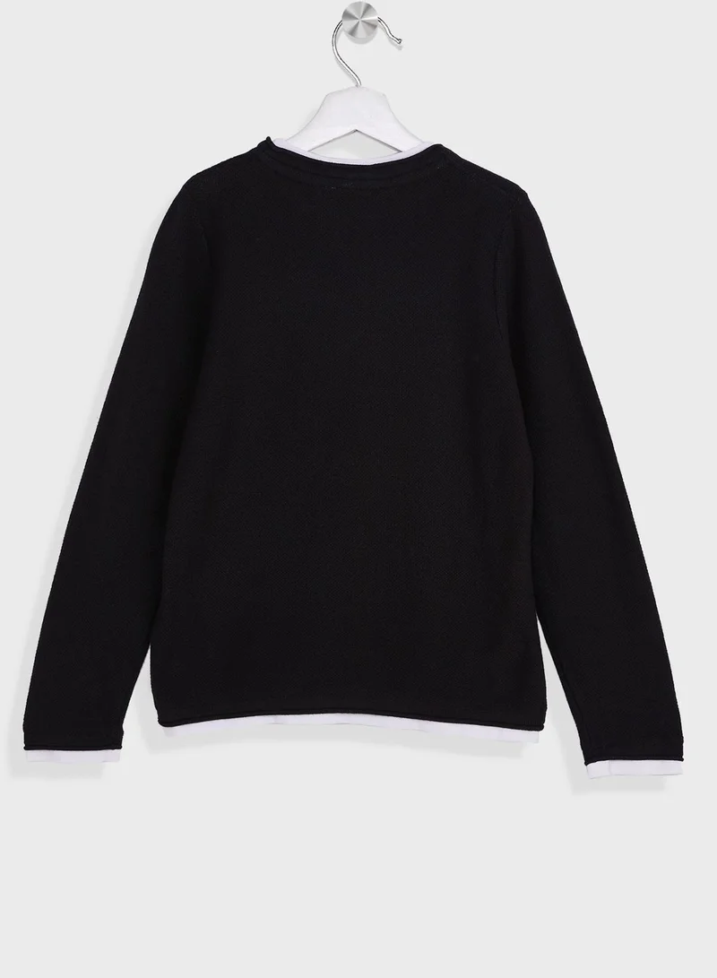 NAME IT Kids Knitted Sweatshirt