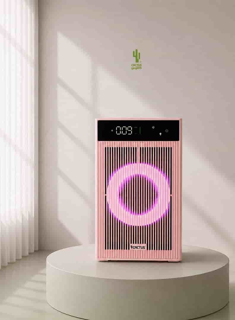 Cactus P24 4-in-1 Air Purifier with HEPA Filter, Wireless Charging & Bluetooth, Coverage Up to 24 m² - Image 3