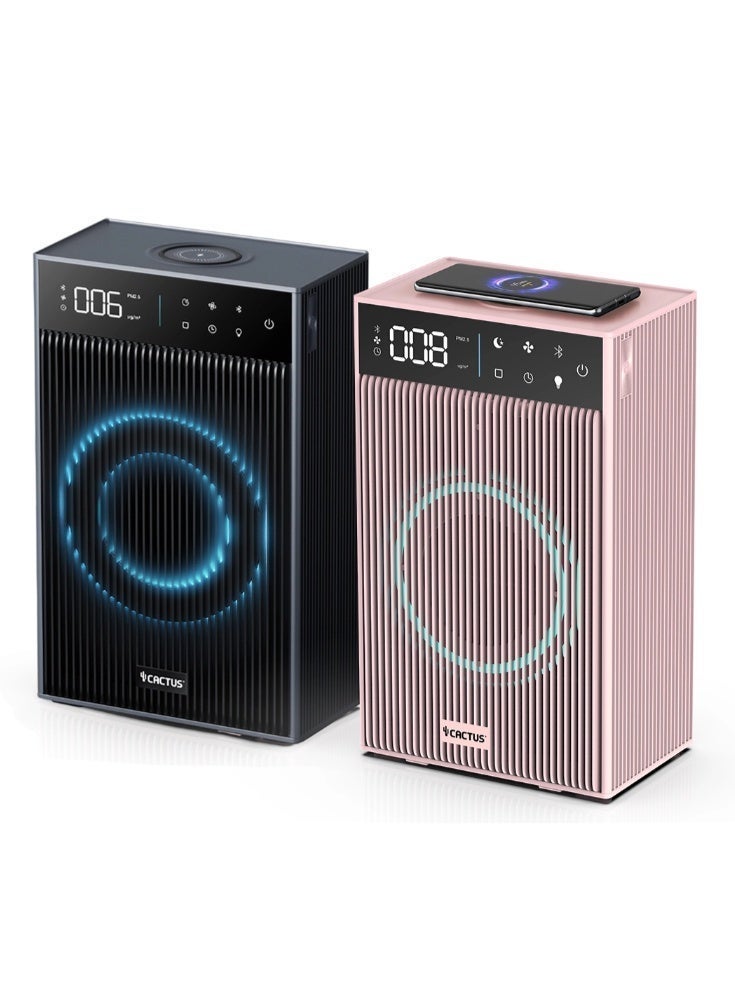 Cactus P24 4-in-1 Air Purifier with HEPA Filter, Wireless Charging & Bluetooth, Coverage Up to 24 m² - Image 5