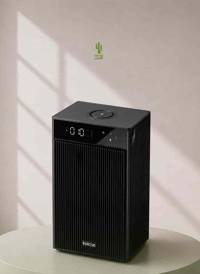 Cactus P24 4-in-1 Air Purifier with HEPA Filter, Wireless Charging & Bluetooth, Coverage Up to 24 m² - Image 4