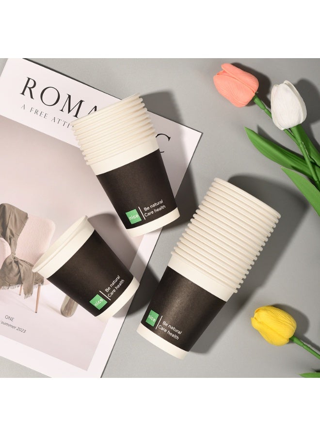 أكواب ورقية سوداء من إنس ستايل، 9 أونصة، 50 قطعة - Image 4