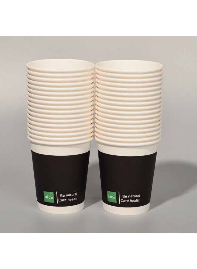 أكواب ورقية سوداء من إنس ستايل، 9 أونصة، 50 قطعة - Image 5