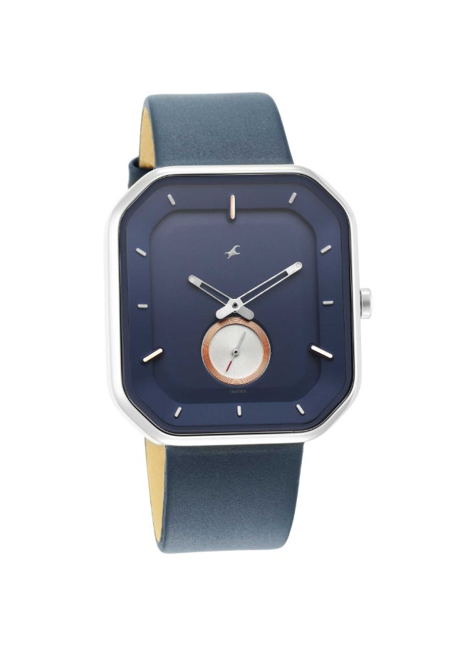 fastrack Fastrack After Dark Analog Blue Dial Men's Watch-3272SL01, Blue, strap  - Image 2