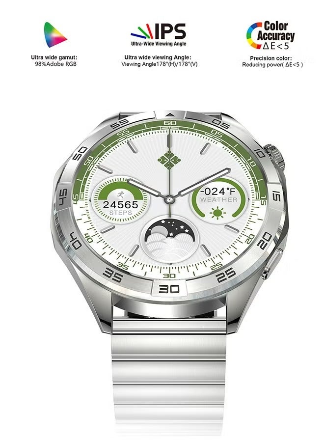 RollsTimi  Men's Smartwatch, Bluetooth Call, Heart Rate Monitoring For Exercise And Sleep, Waterproof, Universal For Android And IOS Systems, RT EX105 Green - Image 3