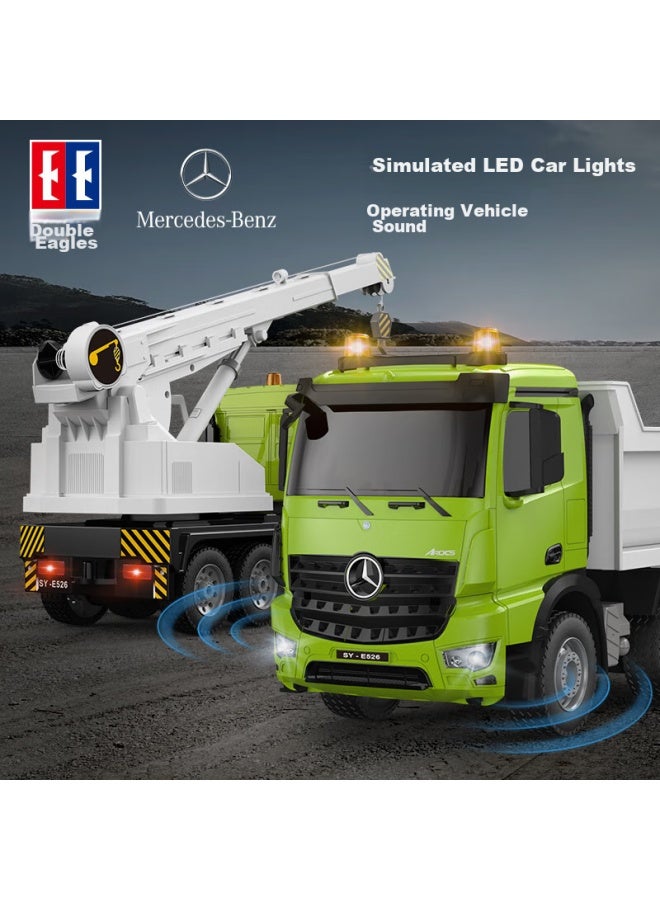 Double E Shuangying Benz Arocs Authorized Engineering Vehicle, Remote Control Mixing Truck Toy Model, Birthday Gift For Boys - Image 2