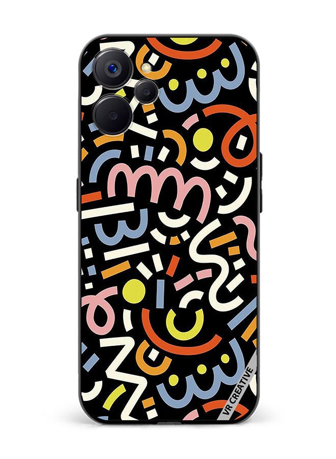 VR CREATIVE Protective Case Cover For Realme 10 5G Vector Design Multicolour - Image 1