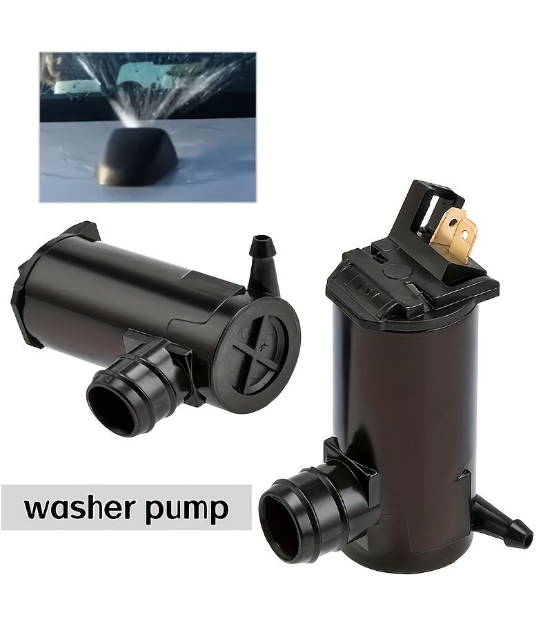 General Motors Windshield Washer Pump 1pc Heavy Duty Replacement Easy Install - Image 1