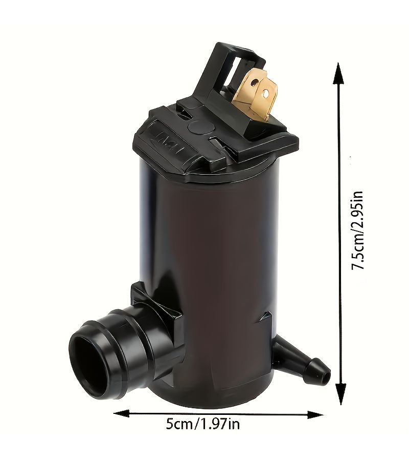 General Motors Windshield Washer Pump 1pc Heavy Duty Replacement Easy Install - Image 2