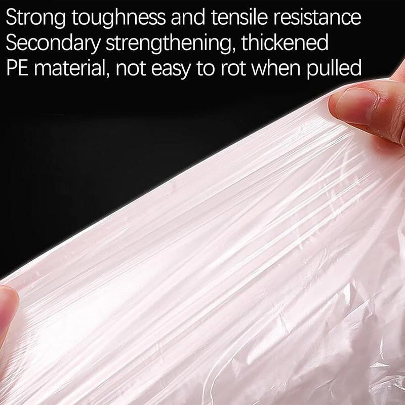 cheekyglo 30 PCS Household Thickened Disposable Plastic Bags, Portable Strong Rubbish Bags, Holding Up to 3 Lbs Weight, for Bedroom Bathroom Office, Unscented (PK) - Image 4