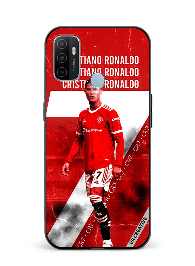 VR CREATIVE Protective Case Cover For Oppo A53 Cr7 Design Multicolour - Image 1