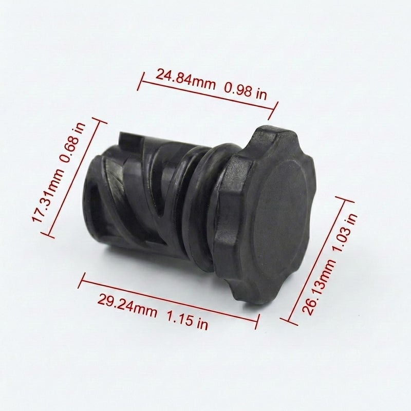 Manioiity 4591959AA Transmission Filler Cap, Transmission Oil Dipstick Tube Fill Plug Compatible with Dodge Chrysler Jeep Ram 200 300 Aspen Charger Avenger Grand Caravan Grand Cherokee 04591959AA Minimal design - Image 2