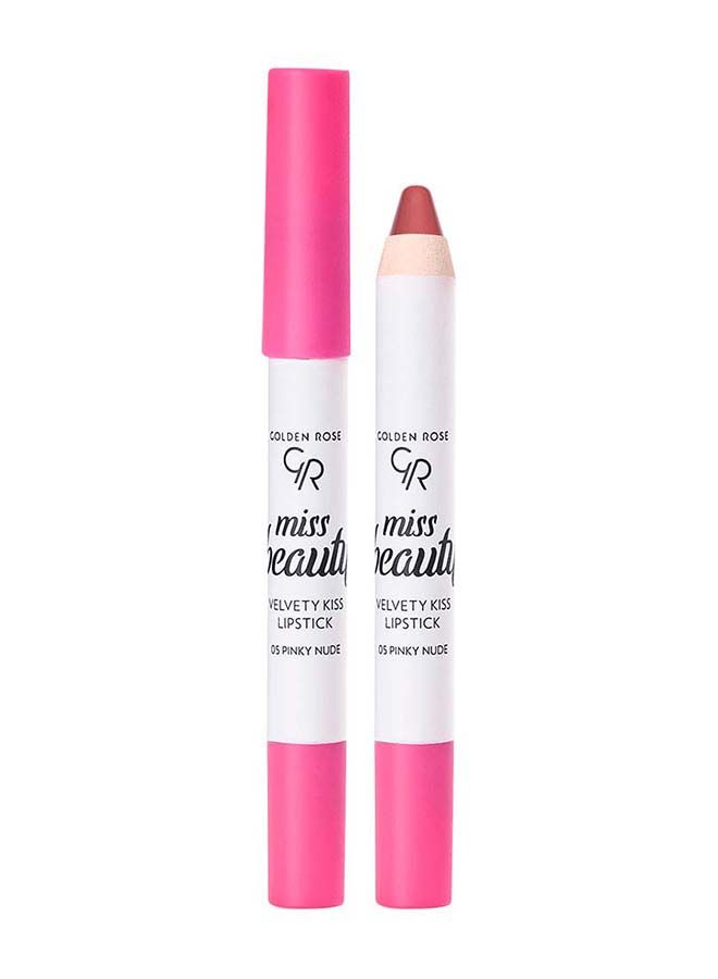 Golden Rose GOLDEN ROSE MISS BEAUTY VELVETY KISS LIPSTICK NO: 05 PINKY NUDE - Image 2