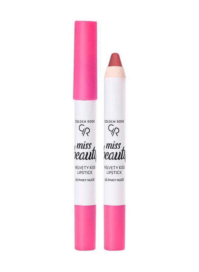 Golden Rose GOLDEN ROSE MISS BEAUTY VELVETY KISS LIPSTICK NO: 05 PINKY NUDE - Image 1