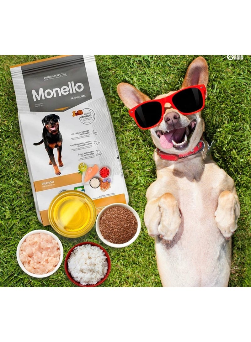 MONELLO Adult Dog Dry Food Traditional - 15kg - Image 2