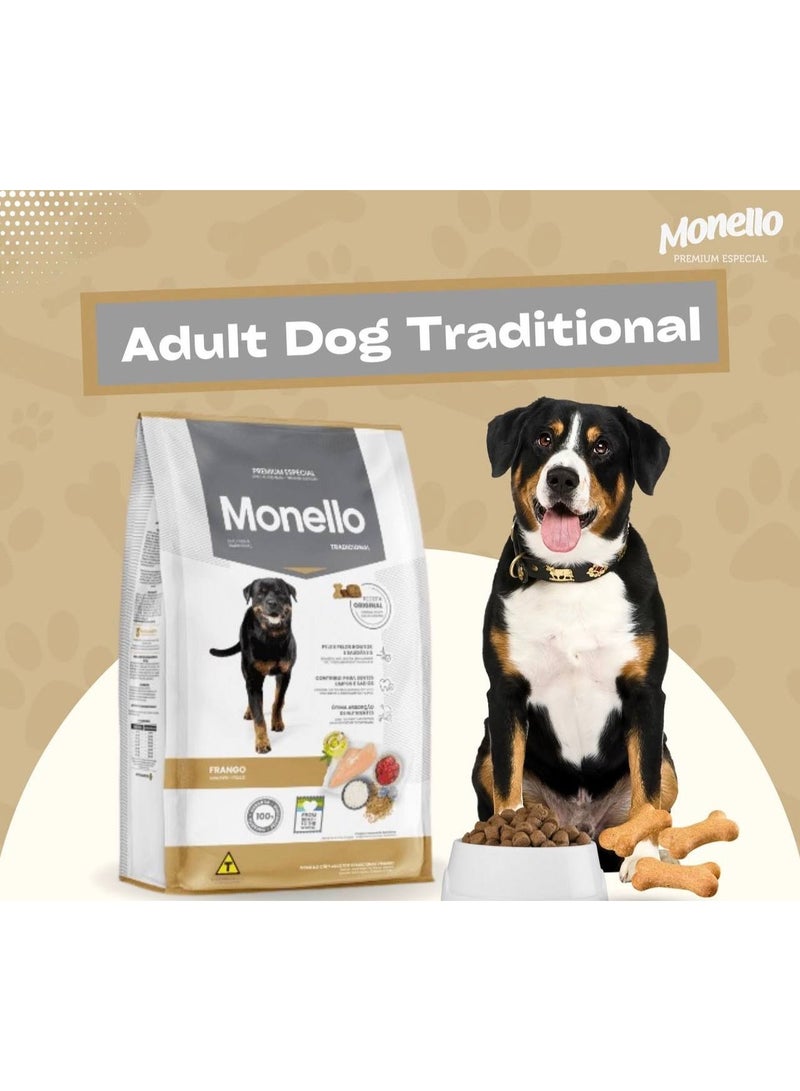 MONELLO Adult Dog Dry Food Traditional - 15kg - Image 4