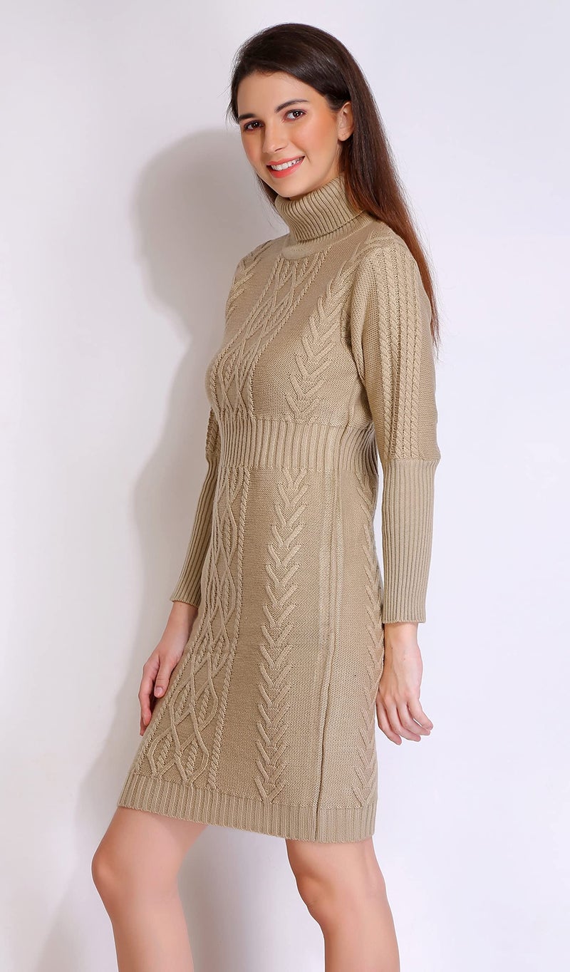Joe Hazel Beige Bodycon Dress - Image 3