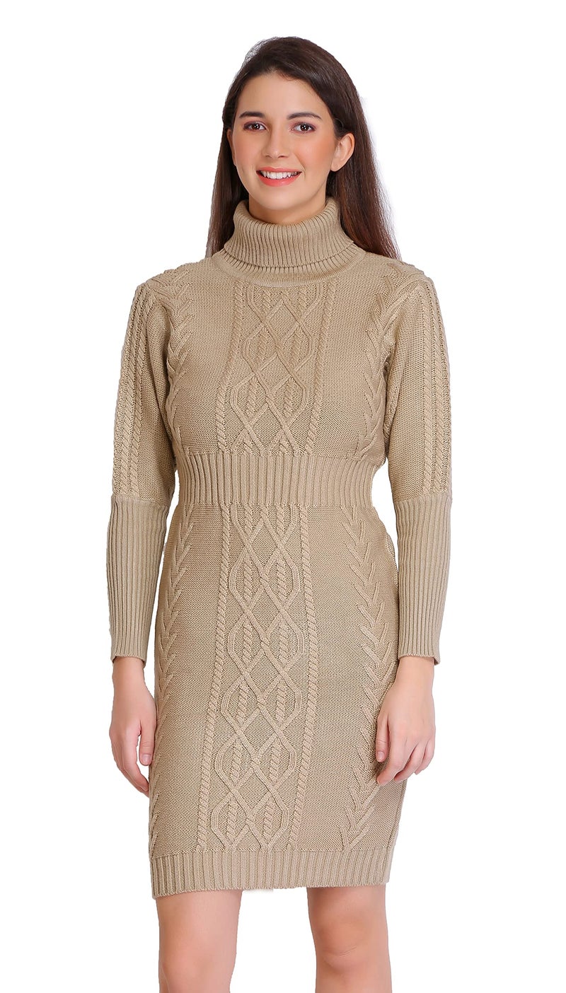 Joe Hazel Beige Bodycon Dress - Image 1