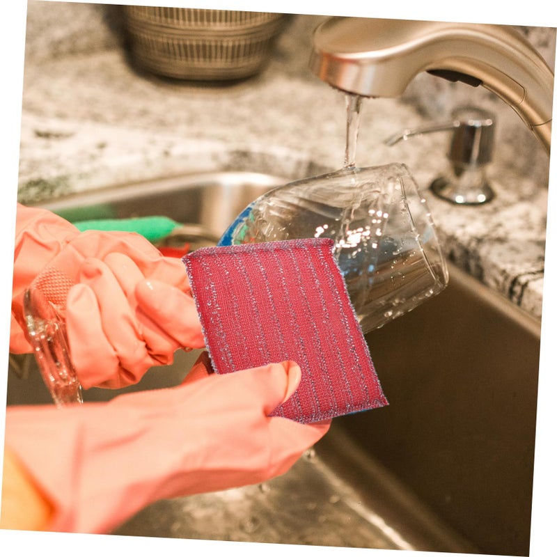 20Pcs Non Stick Scrub Sponges Multi Function Kitchen Cleaning Dish Washing Cloth - Image 4
