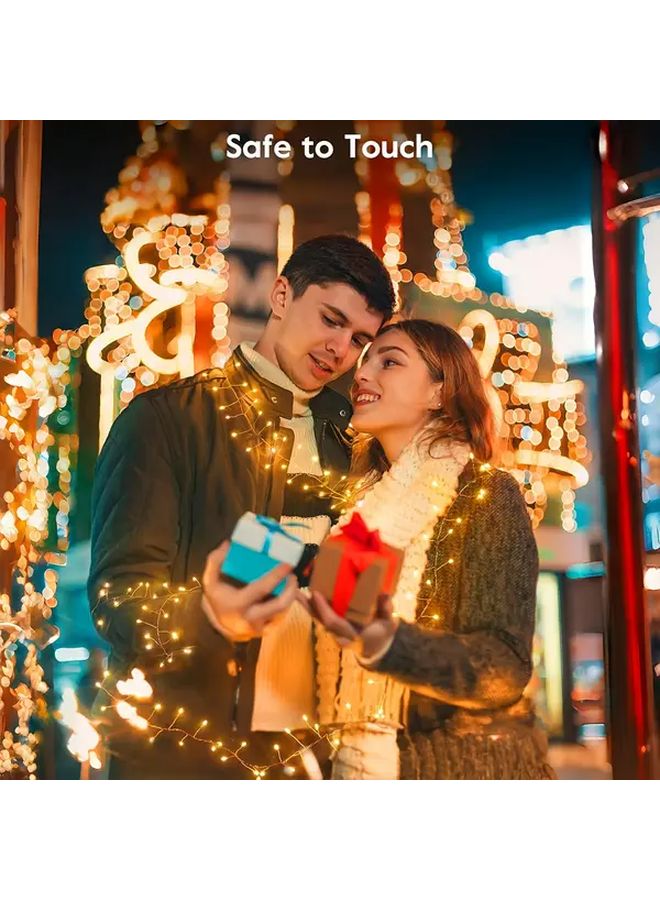 Warm Color USB Firecracker String Lights 100 200 LED 8 Modes Golden Fireworks Design For Wedding Party Outdoor Decor - Image 4