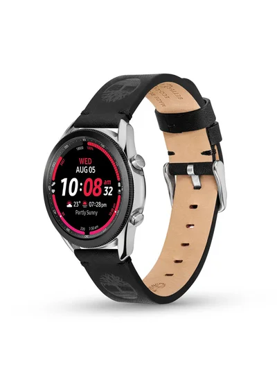 Timberland Timberland Universal Replacement Leather Strap For Men And Women Compatible With Apple Watch Series 3-9 & SE (38-40-41)  & Samsung, Huawei Or Quartz Watch With Lug Width Of 20mm
