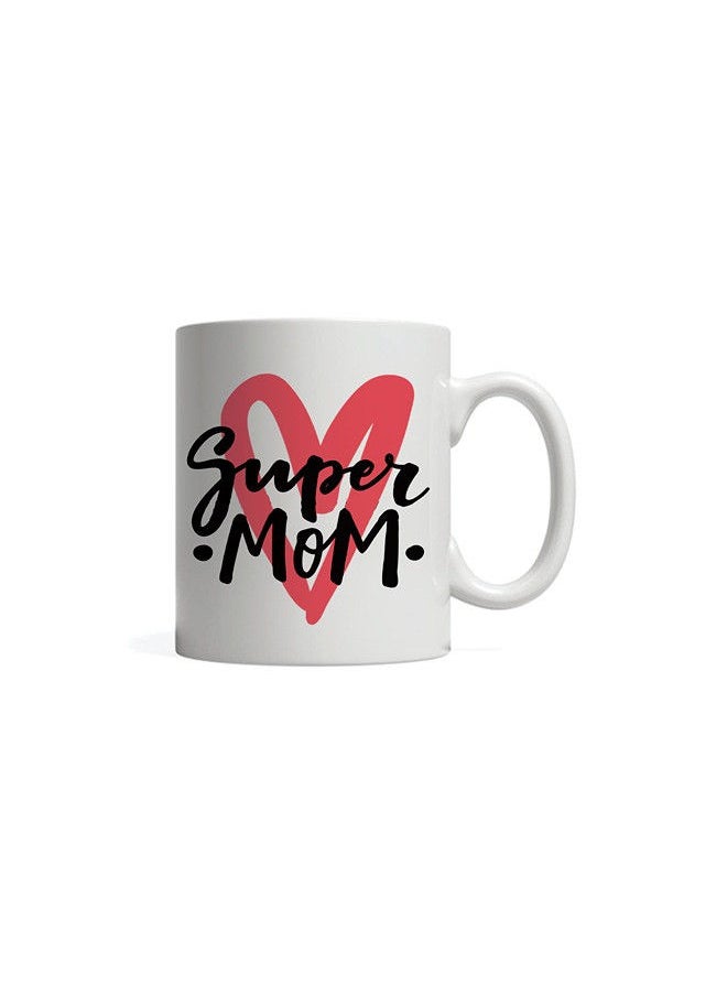 Giftmate - Giftmate Super Mom Mug for Coffee Tea | Printed Coffee Mug for Mom Mothers Day Gift Idea - Image 1