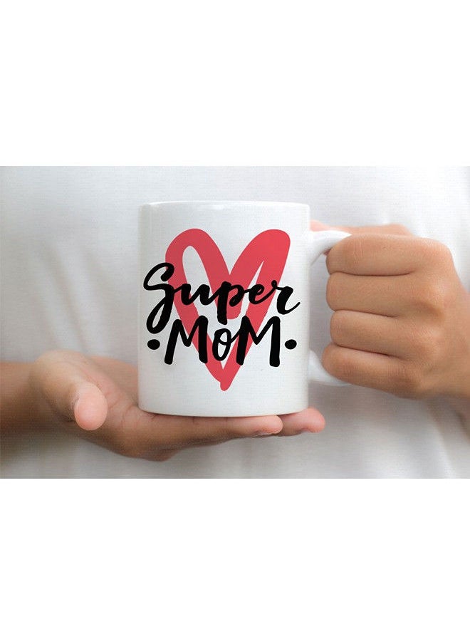 Giftmate - Giftmate Super Mom Mug for Coffee Tea | Printed Coffee Mug for Mom Mothers Day Gift Idea - Image 1