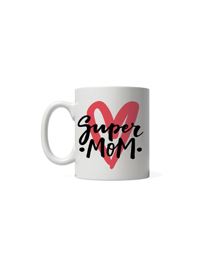 Giftmate - Giftmate Super Mom Mug for Coffee Tea | Printed Coffee Mug for Mom Mothers Day Gift Idea - Image 1