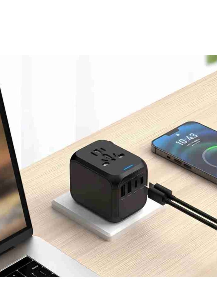 Gresion Transformer Overseas Travel Multi Conversion Plug Travel Convenient Goods Travel Outlet Business Trip Travel Charger Korea Taiwan USA Singapore Australia United Kingdom - Image 2