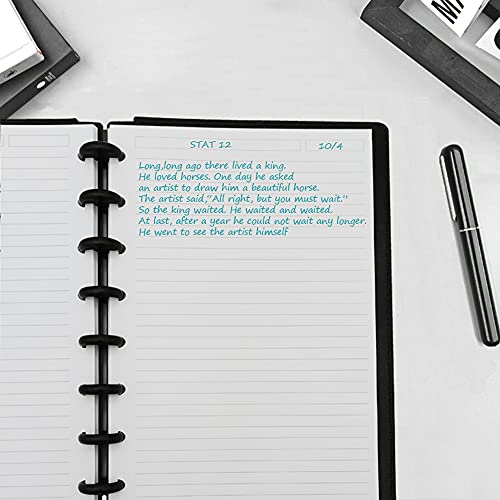 Getvow A4 TUL Discbound Lined Refill Paper, 11 Disc Hole Punched, 100Sheets / 200Pages, 100gsm White Paper, 8.5'' x 11'' - Image 5