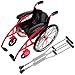 VICASKY 6pcs Dollhouse Mini Wheelchair and Crutch Set Folding Miniature Wheelchair Model Doll Accessories Sets for Kids Decoration and Collecting - Image 2