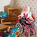 VICASKY 6pcs Dollhouse Mini Wheelchair and Crutch Set Folding Miniature Wheelchair Model Doll Accessories Sets for Kids Decoration and Collecting - Image 4