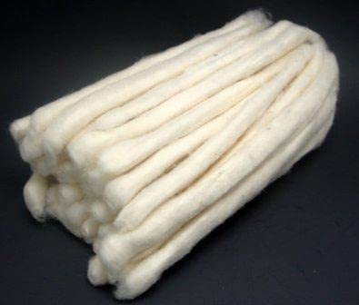 AKS Creations Raw Cotton Punis Pack For Charkha Khadi Thread 100 Grams Pack/Bundle - Image 1