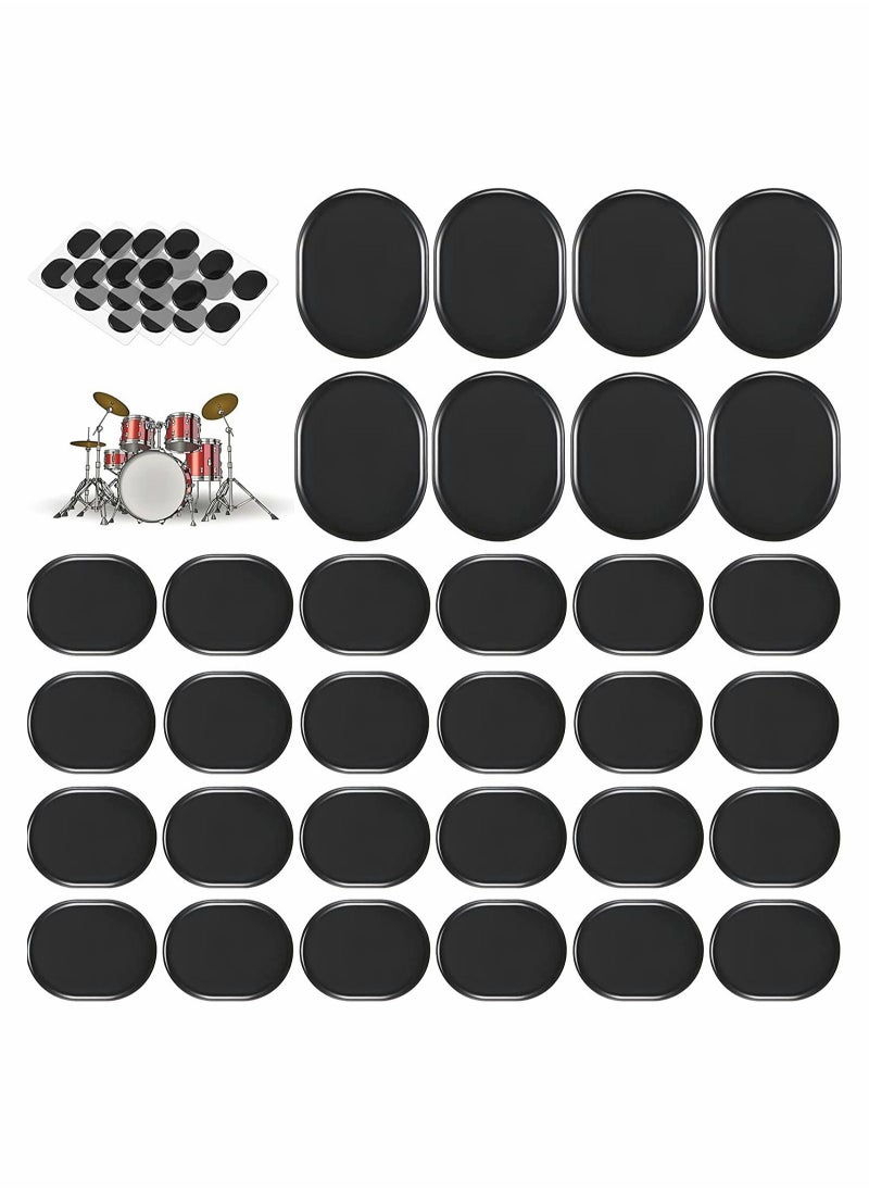 null - Drum Dampeners Gel Pads, Silicone Non-toxic Soft Drum Silencers, Drum Mute Pads - Image 1