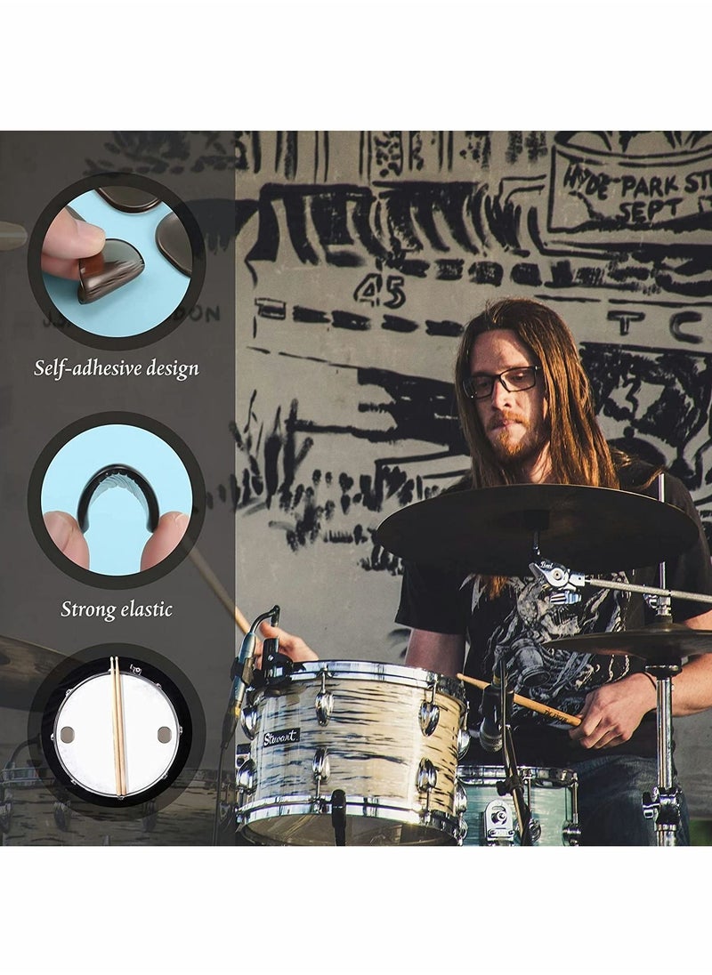 null - Drum Dampeners Gel Pads, Silicone Non-toxic Soft Drum Silencers, Drum Mute Pads - Image 1