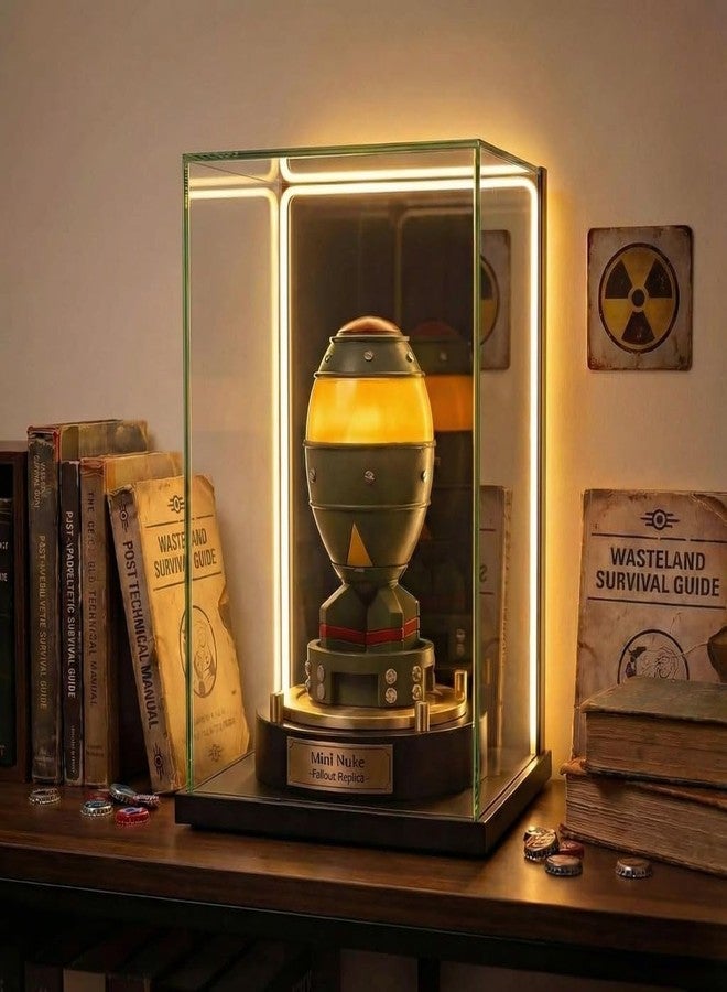maozyiltle Mini Nuke, Merchandise for Cosplay, Nuclear Bomb Statue, Vintage Props Decor, Gift for Friends and Gamer Birthday Christmas Unique(Green) - Image 2