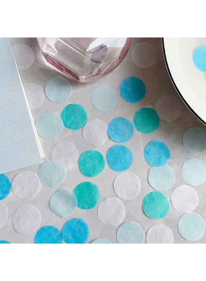 Kaemi Tissue Paper Confetti 5000 Pieces White Round Confetti 1 inch Paper Circle Confetti Dots for Table Wedding Birthday Party Decoration - Image 4