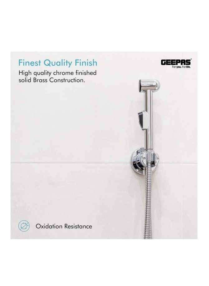 GEEPAS Hand Held Toilet Bidet Sprayer for Bathroom with Anti-leaking Hose | Multi-function for Baby Cloth Diaper Sprayer, Pet Shower GSW61069 - Image 3