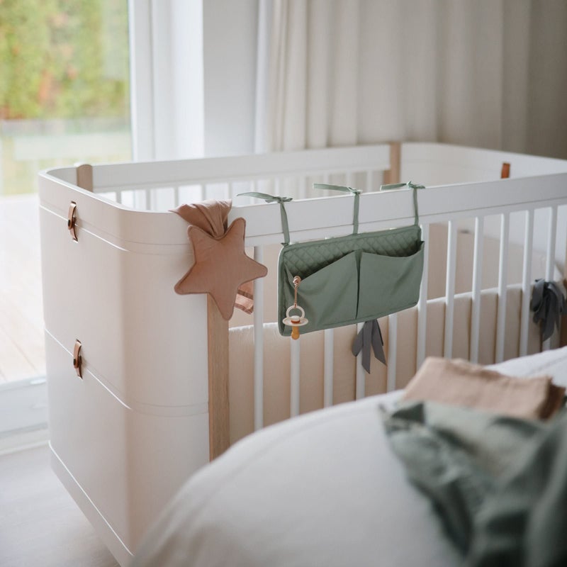 FRIGG Rope Natural Rubber Baby Pacifier | Made in Denmark | BPA-Free (Olive/Sage, 6-18 Months) - Image 5