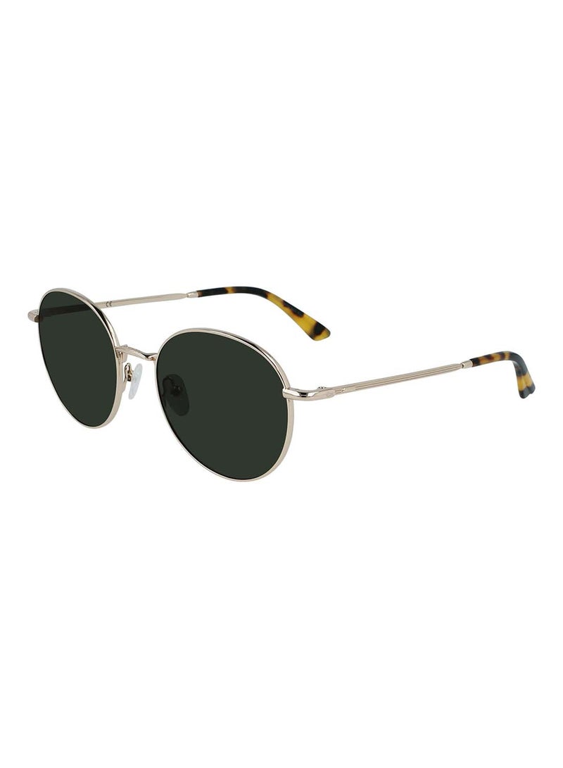 CALVIN KLEIN Unisex Full Rim Metal Round  Sunglasses CK21127S-717-5420 - Image 1