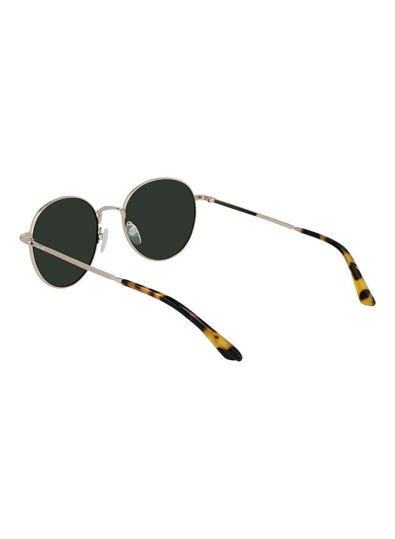 CALVIN KLEIN Unisex Full Rim Metal Round  Sunglasses CK21127S-717-5420 - Image 3