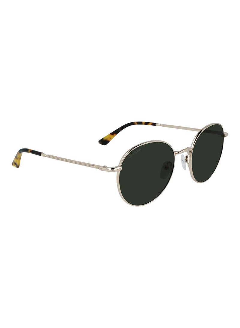 CALVIN KLEIN Unisex Full Rim Metal Round  Sunglasses CK21127S-717-5420 - Image 4