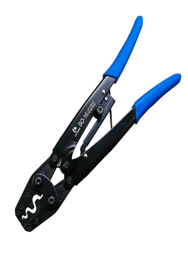 LEYDEN® SO-16, 1.5-16mm², AWG 16-6 Non Insulated Ring & Bare terminal Crimping Tool Cable Lugs Crimping Plier Crimper Tool - Image 1