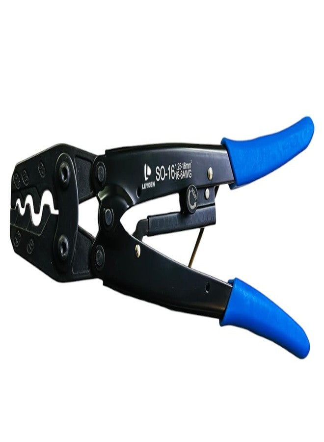 LEYDEN® SO-16, 1.5-16mm², AWG 16-6 Non Insulated Ring & Bare terminal Crimping Tool Cable Lugs Crimping Plier Crimper Tool - Image 2