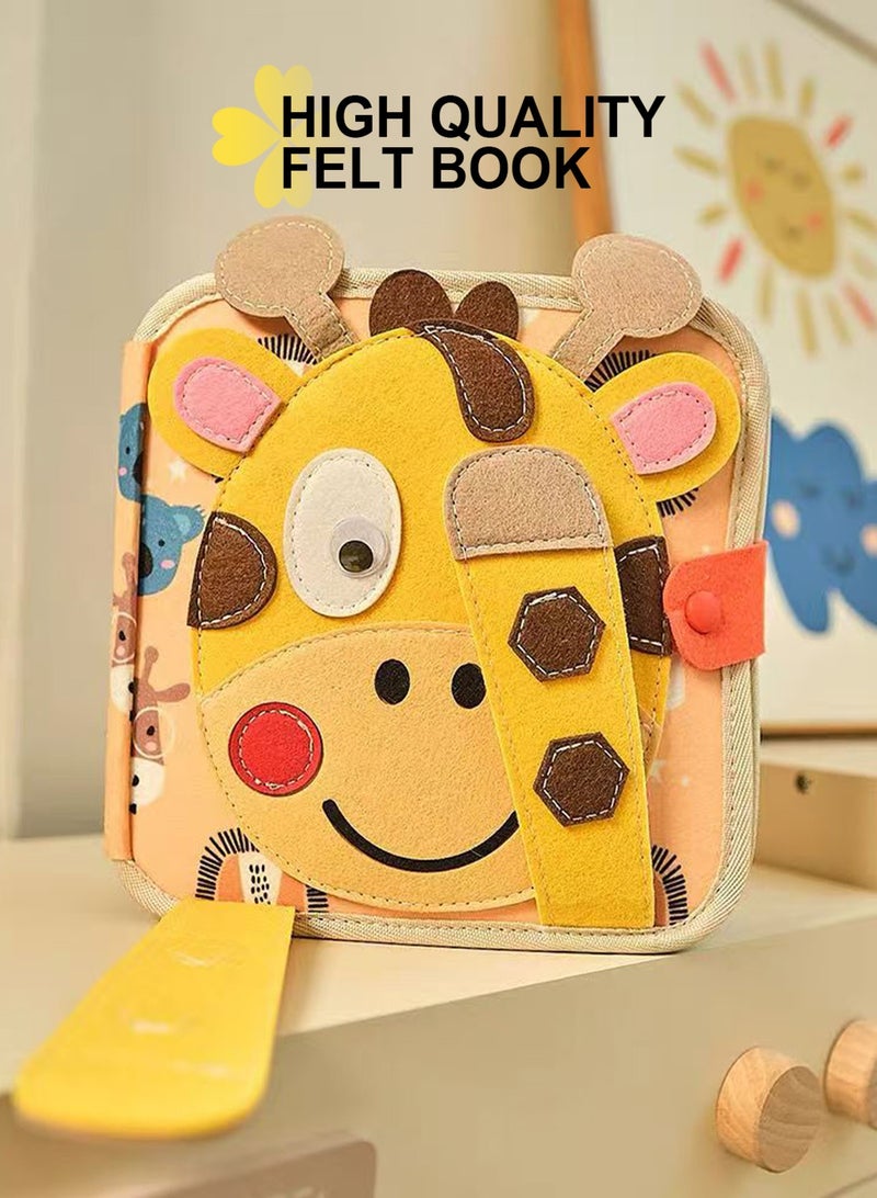 أوربازار كتاب مونتيسوري المزدحم للأطفال الصغار من عمر 1 إلى 3 سنوات، كتاب هادئ عن رحلات الطائرات/الطرق البرية للأطفال، أنشطة تعليمية لمرحلة ما قبل المدرسة لتطوير المهارات الحركية الدقيقة، ألعاب تعليمية حسية للسفر للأولاد والبنات، هدايا - Image 3