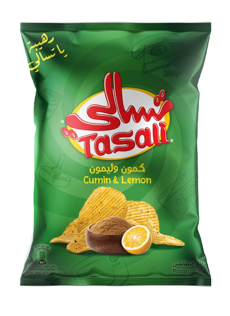 تسالي شيبس بنكهة الكمون والليمون - Image 1