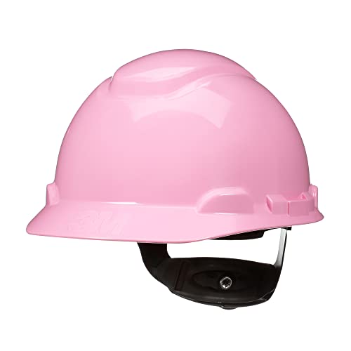 3M Hard Hat SecureFit H-713SFR-UV, Pink, Non-Vented Cap Style Safety Helmet with Uvicator Sensor, 4-Point Pressure Diffusion Ratchet Suspension, ANSI Z87.1 - Image 1