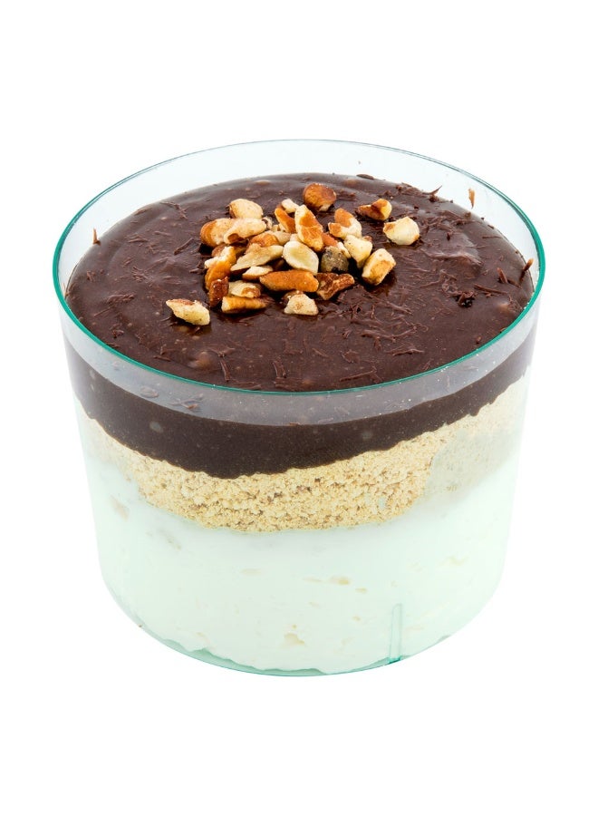Restaurantware 6 Ounce Parfait Cups, 100 Round Mousse Cups - Disposable, Durable, Seagreen Plastic Shooter Glasses For Desserts, Premium, Serve Appetizers Or Desserts - Image 2