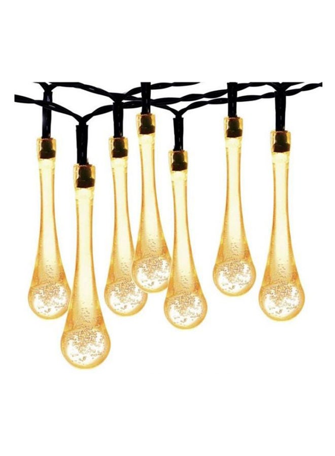 NIBEMINENT 30 LED Solar String Lights White 9x29centimeter  - Image 2